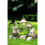 Jardinière décorative sable et ciment avec finition beige texturée 8,3 po x 7 po x 4,7 po pour la décoration intérieure