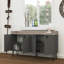 Brompton 140 Cm Wide Sideboard Modern Storage Cabinet with Hairpin Legs-41303665