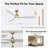 52" High-Airflow Ceiling Fan with Light - Quiet & Reversible DC Motor, 6-Speed 6500CFM Remote Control 3CCT Memory LED ﻿-606956024-606956029