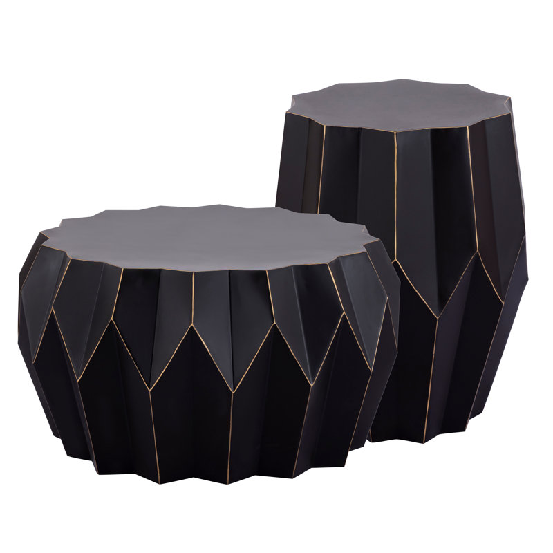 Shaunna Coffee Table & End Table Black
