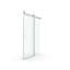 Porte de douche coulissante simple sans cadre à fermeture en douceur, verre trempé avec revêtement facile à nettoyer-112539507