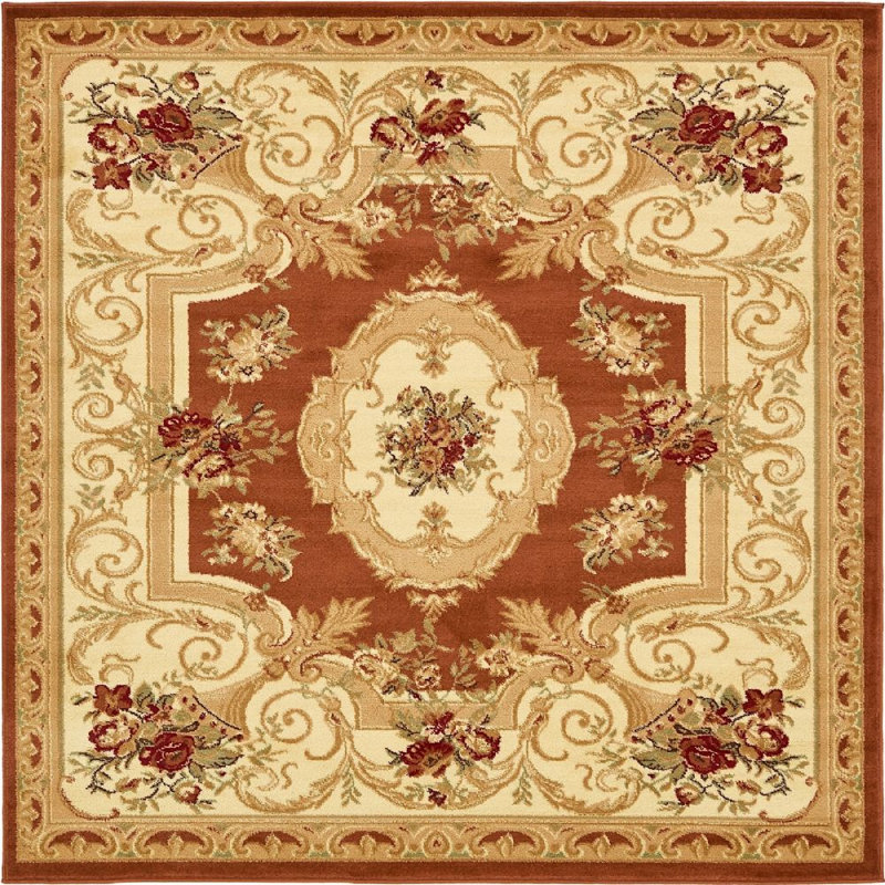Royale Oriental Indoor Rug, Square 6'