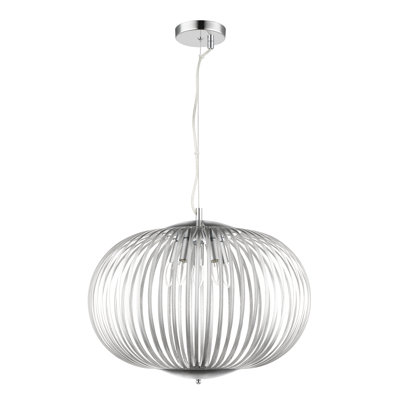 Brower 5 - Light Aluminium Sphere Pendant