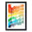 Bars of the Rainbow in Abstract - Picture Frame Graphic Art Print-55683411-55683414