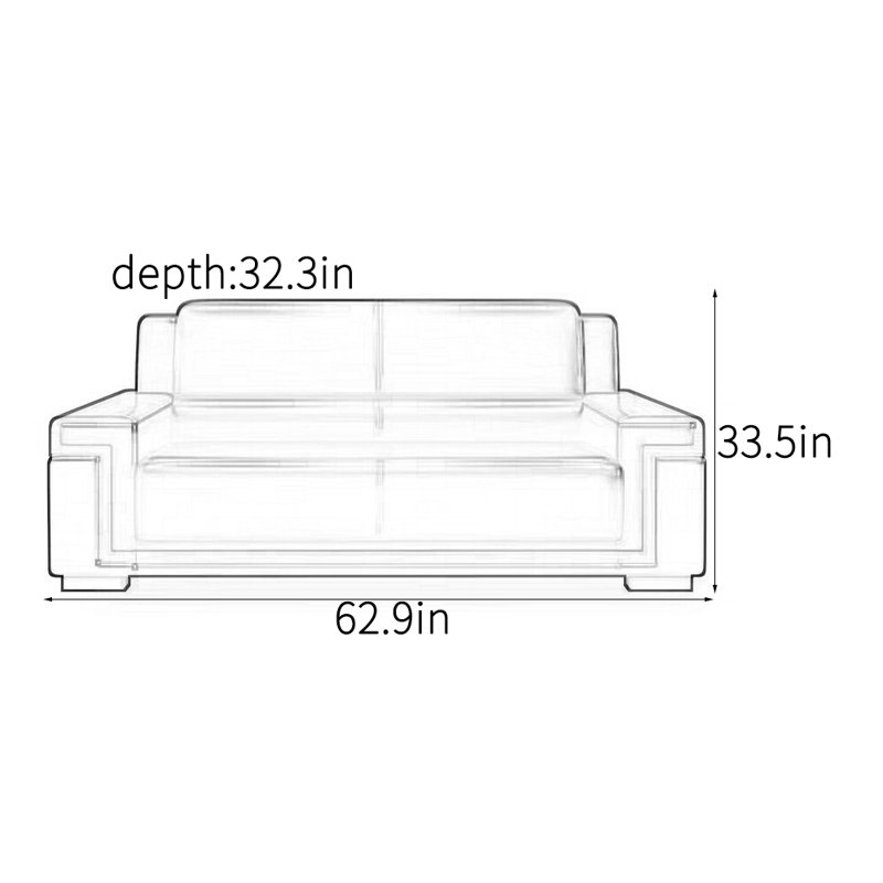 Simple business modern sofa
