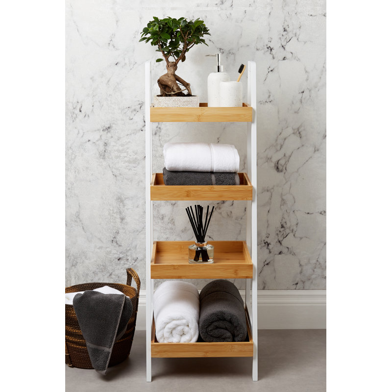 Panda Towel Organic Bamboo & Cotton, Grey, 90cm L x 50cm W