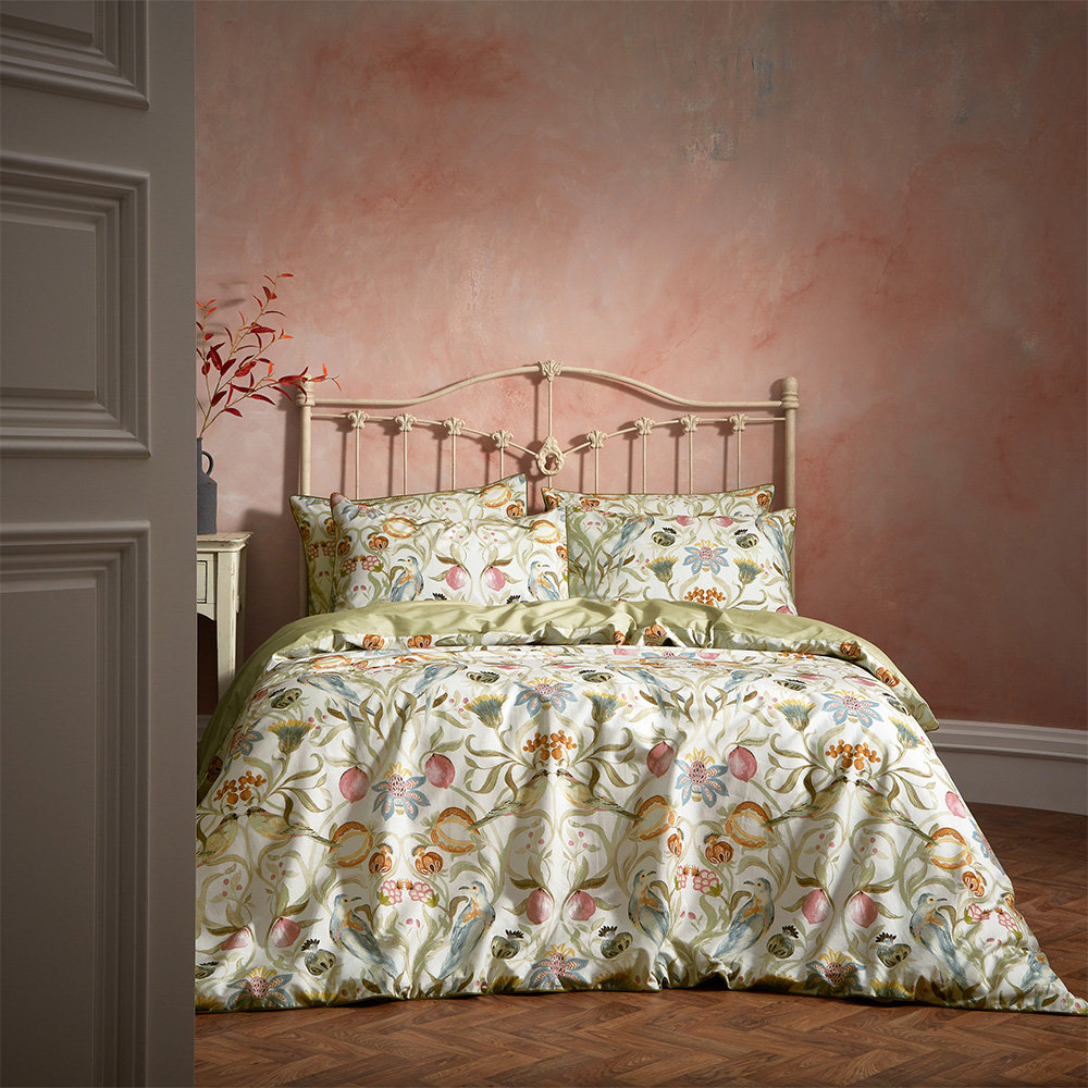 Cotton Floral Duvet Cover Set with Pillowcases Included