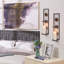 Ensemble de 2 appliques murales en métal-67202350