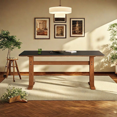 French retro rock dining table