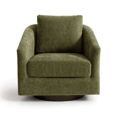 Upholstered Swivel Accent Chair