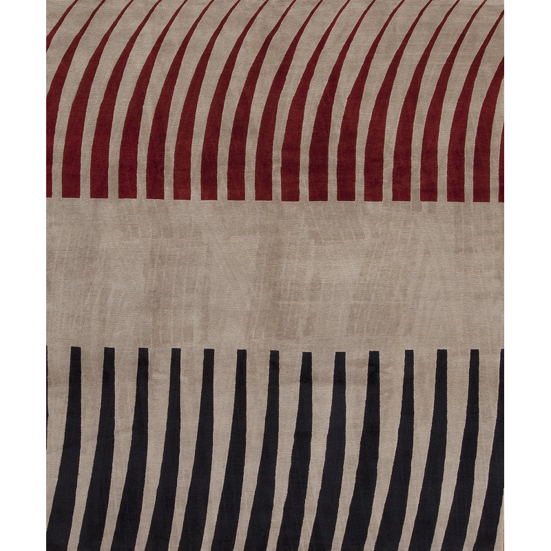 K. Hoppen Collection One-of-a-Kind 8.2 X 9.11 Hand Knotted Area Rug