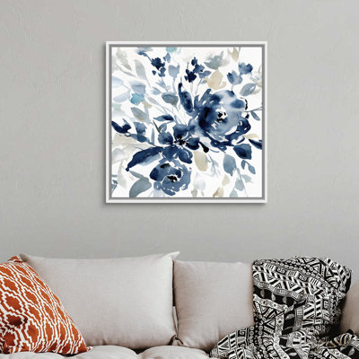 " Indigo Garden I " Painting Print