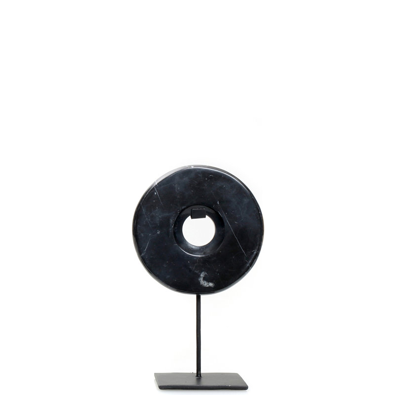 Abstract Figurines & Sculptures, Black, 25 cm H x 15 cm W x 7 cm D