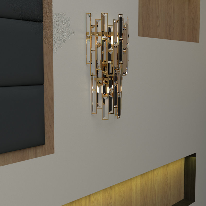 Binal Flush Mounted Sconce, Matte Black