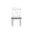 Brown And White Dining Chairs,  2