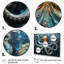 Portrait of Blue Mystical Octopus, reproduction d'art sur toile encadrée-1888723319-1888723304