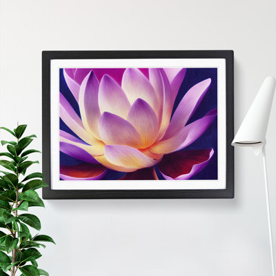 Eye Catching Lotus Flower - Single Picture Frame Painting
