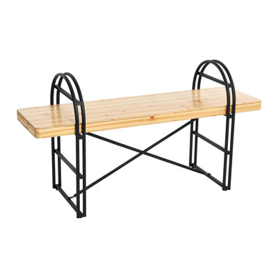 Eitri Wood and Metal Bench