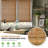 No Tools No Drill Cordless Bamboo Roman Shades Light Filtering-173259071