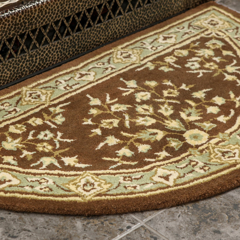 Rupesh Hand Tufted Wool Oriental Indoor Rug, 22" H x 44" W x 0.5" D