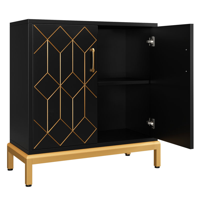Armoire de rangement moderne avec portes et tablettes Modern Buffet