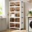 5-Tier Plastic Storage Bins with Wheels
