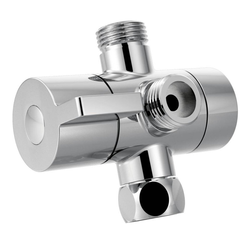 Inverseur pour bras de douche Moen®, Chrome