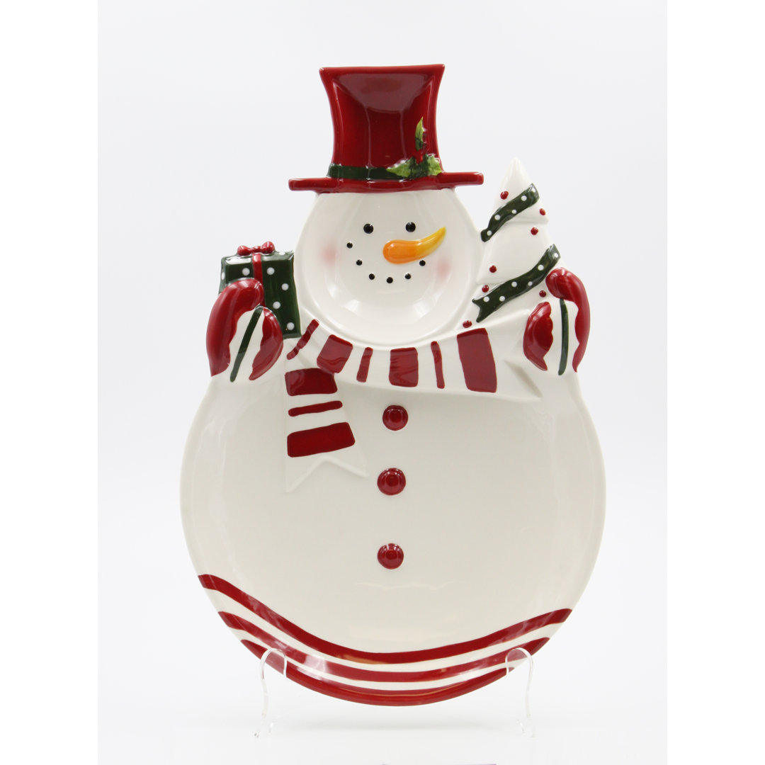 Dillan 15'' Handmade Ceramic Dinner Plate The Holiday Aisle®