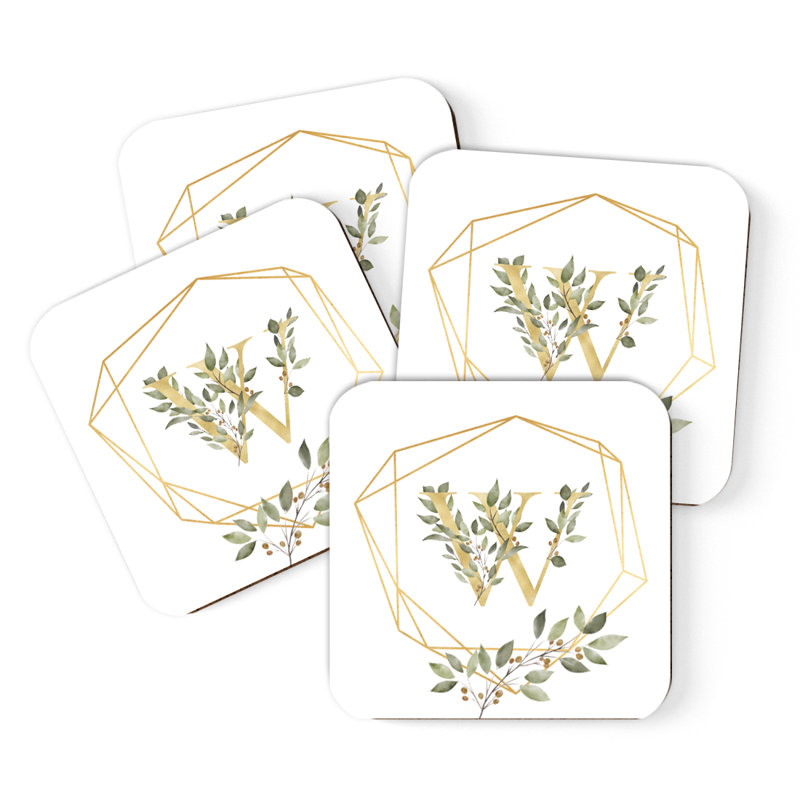 Sous-verres Café à monogramme, W