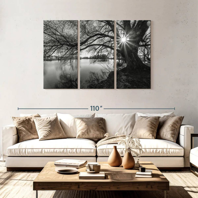 Harnek Sunlight Through Tree, 48" H x 74" W