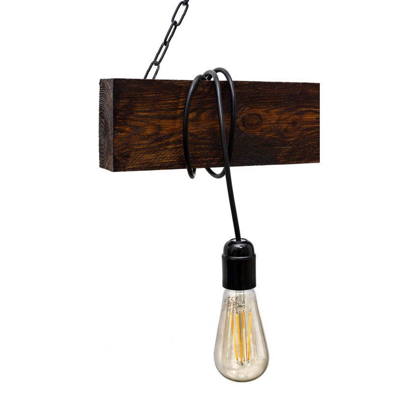 Kerley 3 - Light Kitchen Island Pendant, Rosewood