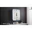 Armoire à pharmacie encastrée / à fixation en saillie à cadre arrondi en aluminium argenté l 20 po x H 28 po Cynethia-52423802-52423804