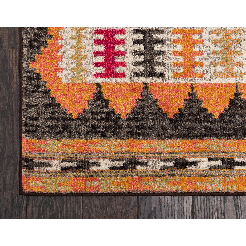 Giroux Washable Geometric Indoor Rug, Rectangle 2' x 3'