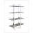 Chrome Finish Bookshelf