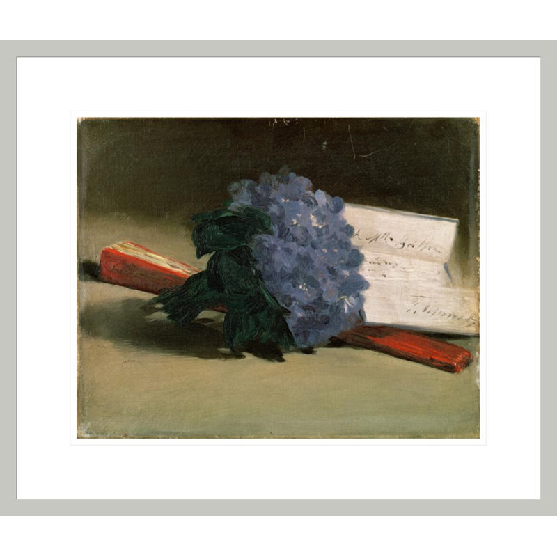 «Bouquet of Violets» par impression giclée encadrée, 17,75 po H x 20,81 po L