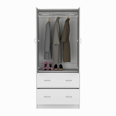 Armoire 2 portes 2 tiroirs