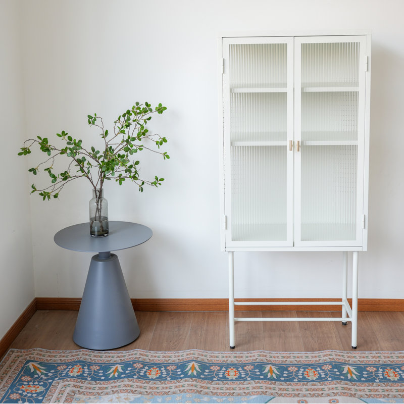 Honoriu 27.68'' Wide 3 - Shelf Storage Cabinet, White