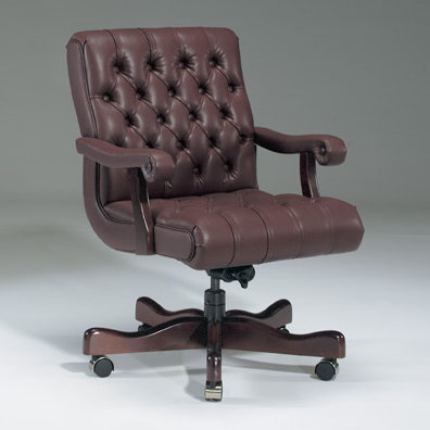 Executive Chair, Cordovan, Mahogany, Included