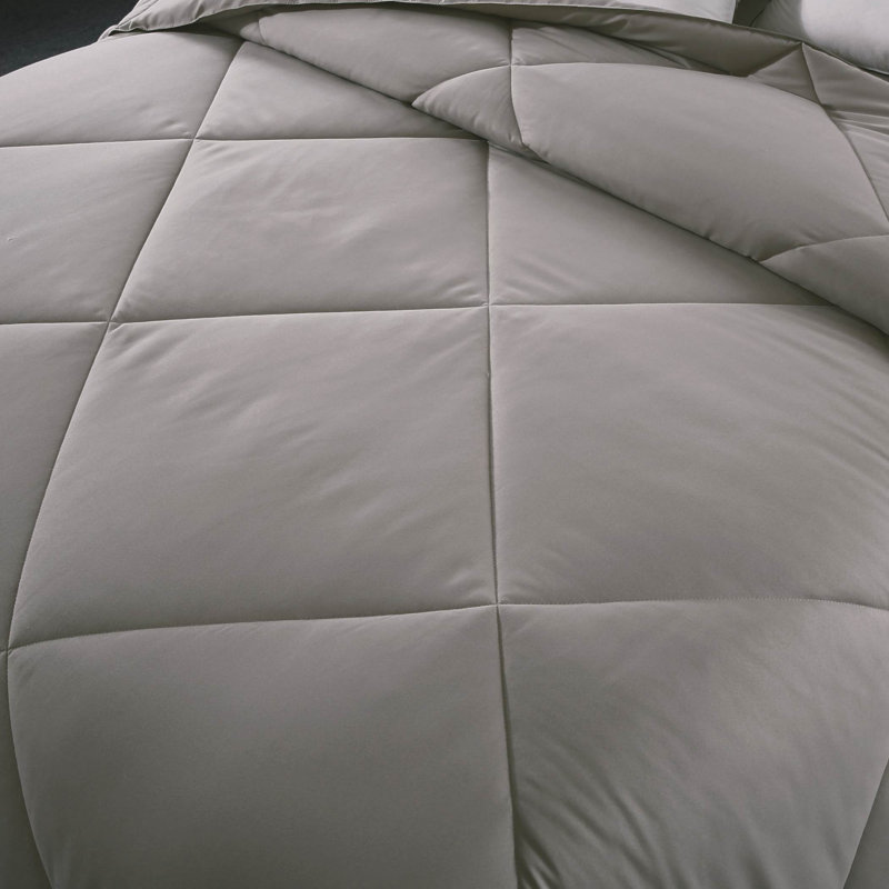 All Season Down Blend Down Comforter, Full/Queen, Gray