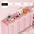 Velvet Upholstered Storage Bed With LED Lights, Storage Platform Bed With 2 Drawer & Charging Station-10528047-12461070