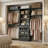 21"-95"Closet System With 4 Drawers And 4 Rods-1897078872