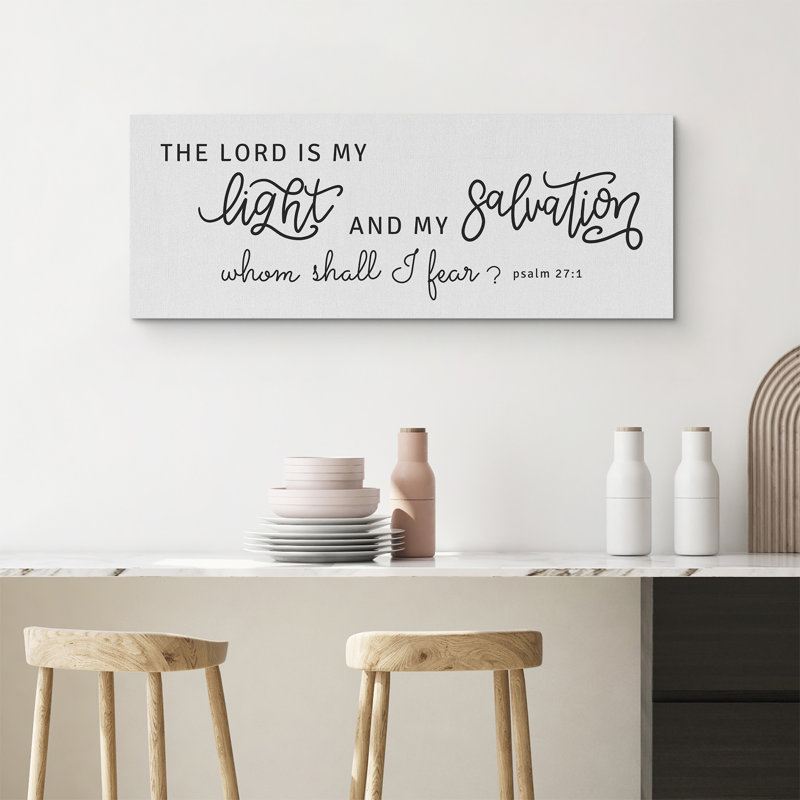 «The Lord Is With You», écriture biblique, citations bibliques, illustrations, art moderne noir et blanc sur toile, impression sur 2 pièces