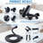 All-Metal 8-Inch Shower Faucet Set With Tub Spout-131455891