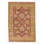 Hand Knotted Wool Oriental Area Rug in Red And Gold