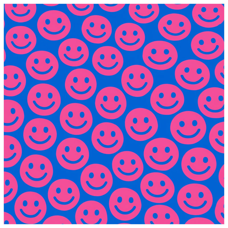 Édredon Smiley faces, Queen