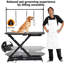 Electric Adjustable Dog Grooming Table, 9.4–39.4 in Height, 264 LBS Capacity, Foot Control & Tool Organizer-129749495