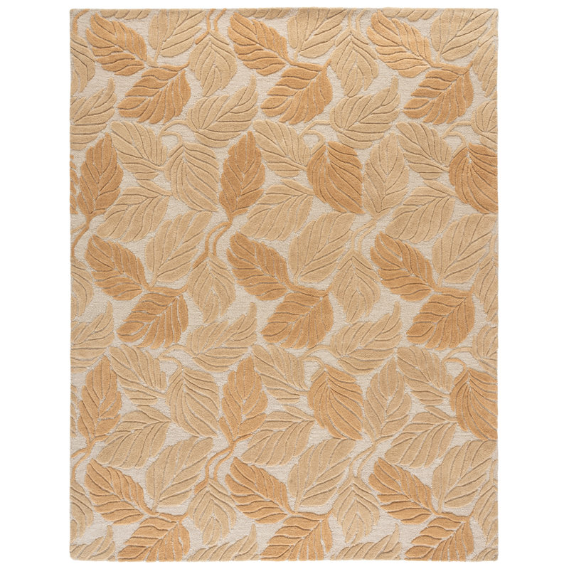 Jardin Hand Tufted Wool; Cotton Floral Indoor Rug, Rectangle 8' x 10'