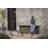 Keter Signature Collection Everwood 120 Gallon Durable Resin Outdoor Storage And Organization Deck Box Ideal For Garden Patio Furniture And Supplies, Walnut