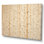 Minimalisme beige bambou sérénité - art mural en bambou