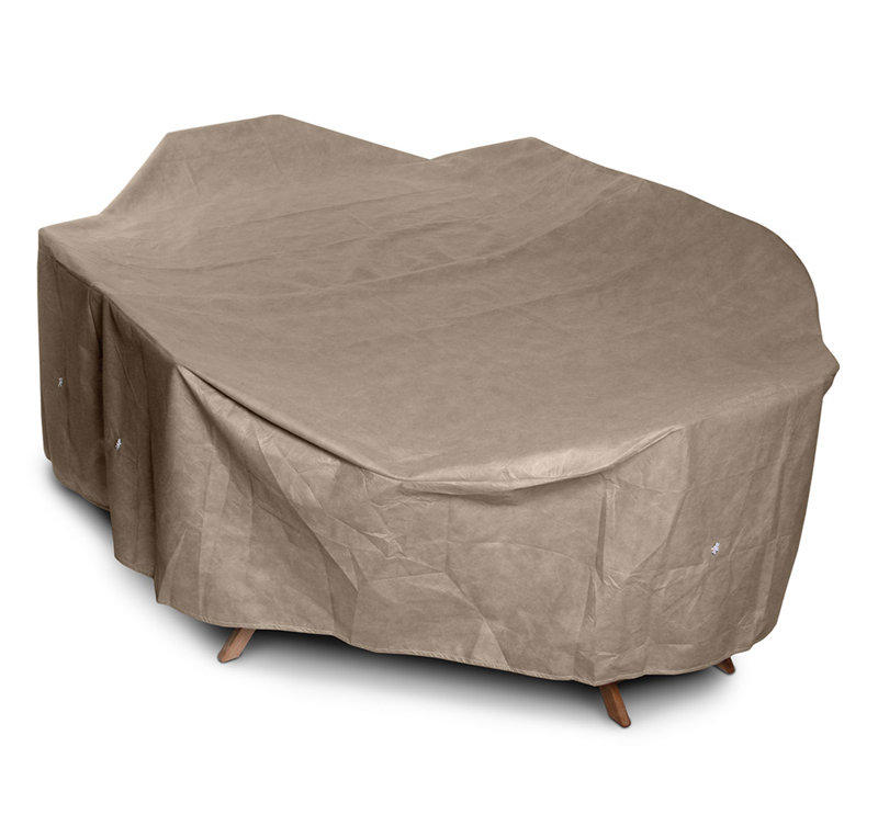 KoverRoos®III Outdoor Patio Dining Set Cover, 37" H x 80" W x 92" D